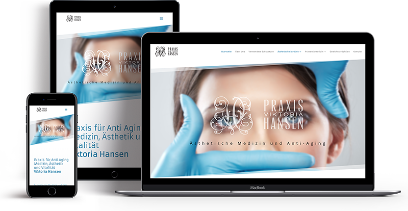 Responsive Webdesign für Praxis Viktoria Hansen