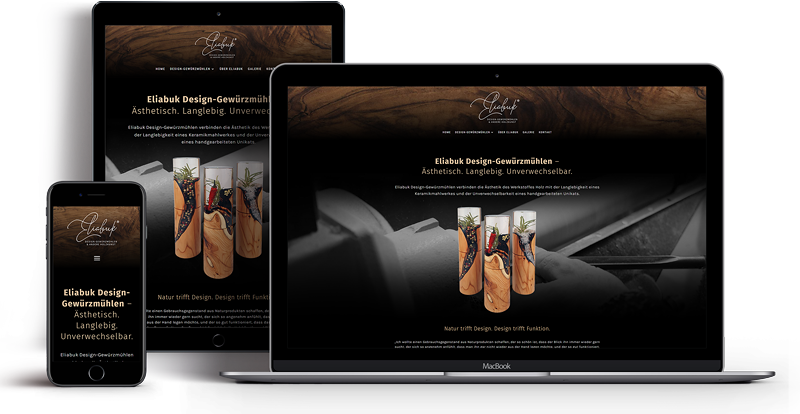 Beispiel für Responsive Design - Webdesign Hannover
